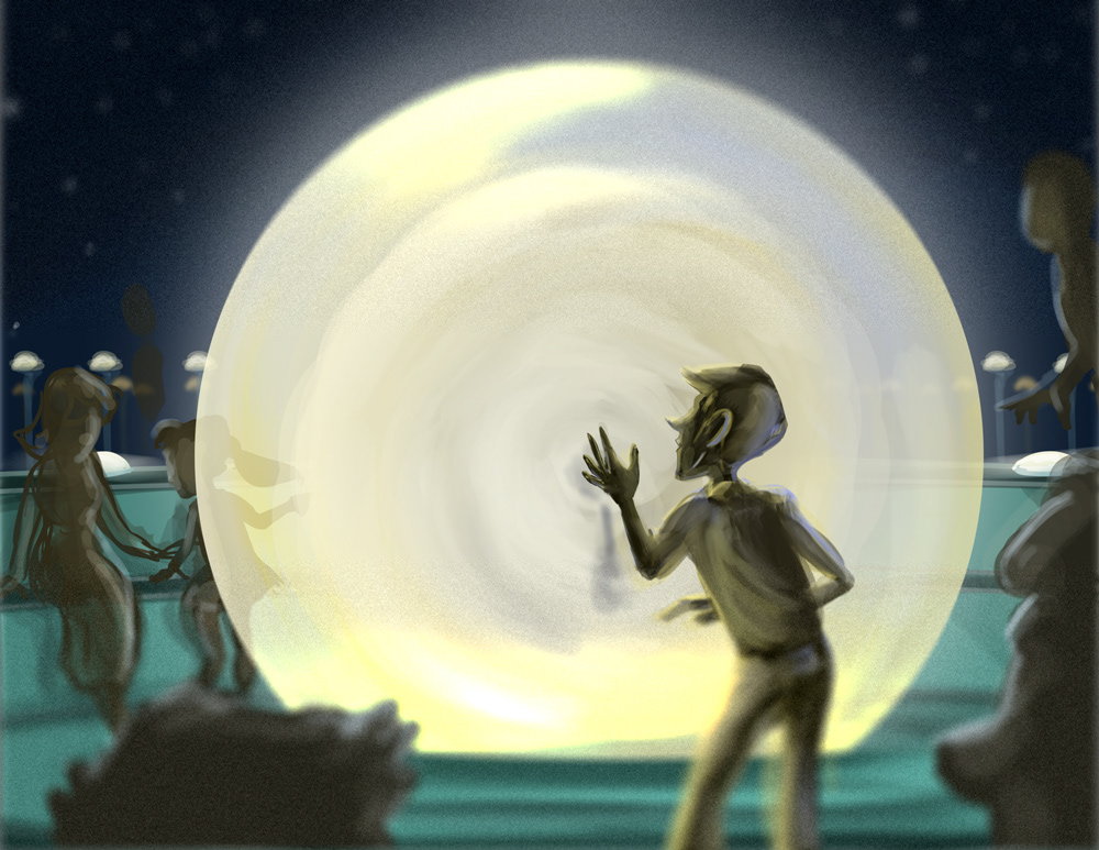 Concept Art of the Grotto